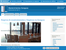 Tablet Screenshot of mantenimiento-zaragoza.com